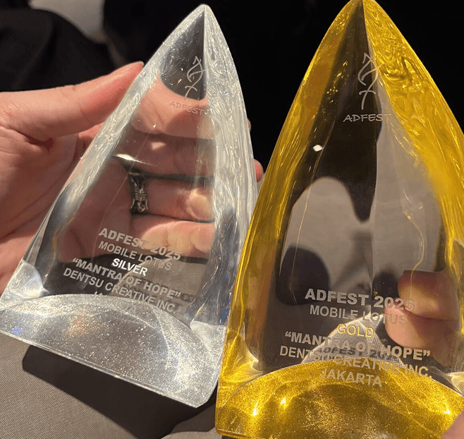Tenstud Kompas Dentsu Mantra of Hope Win AdFest 2025 Gold Silver Mobile Design Technology