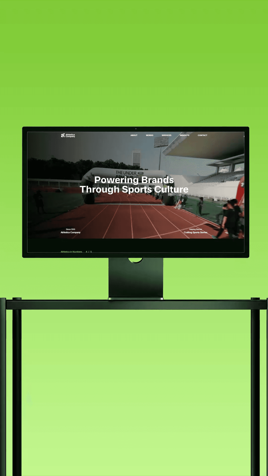 Athletica Company Website Development