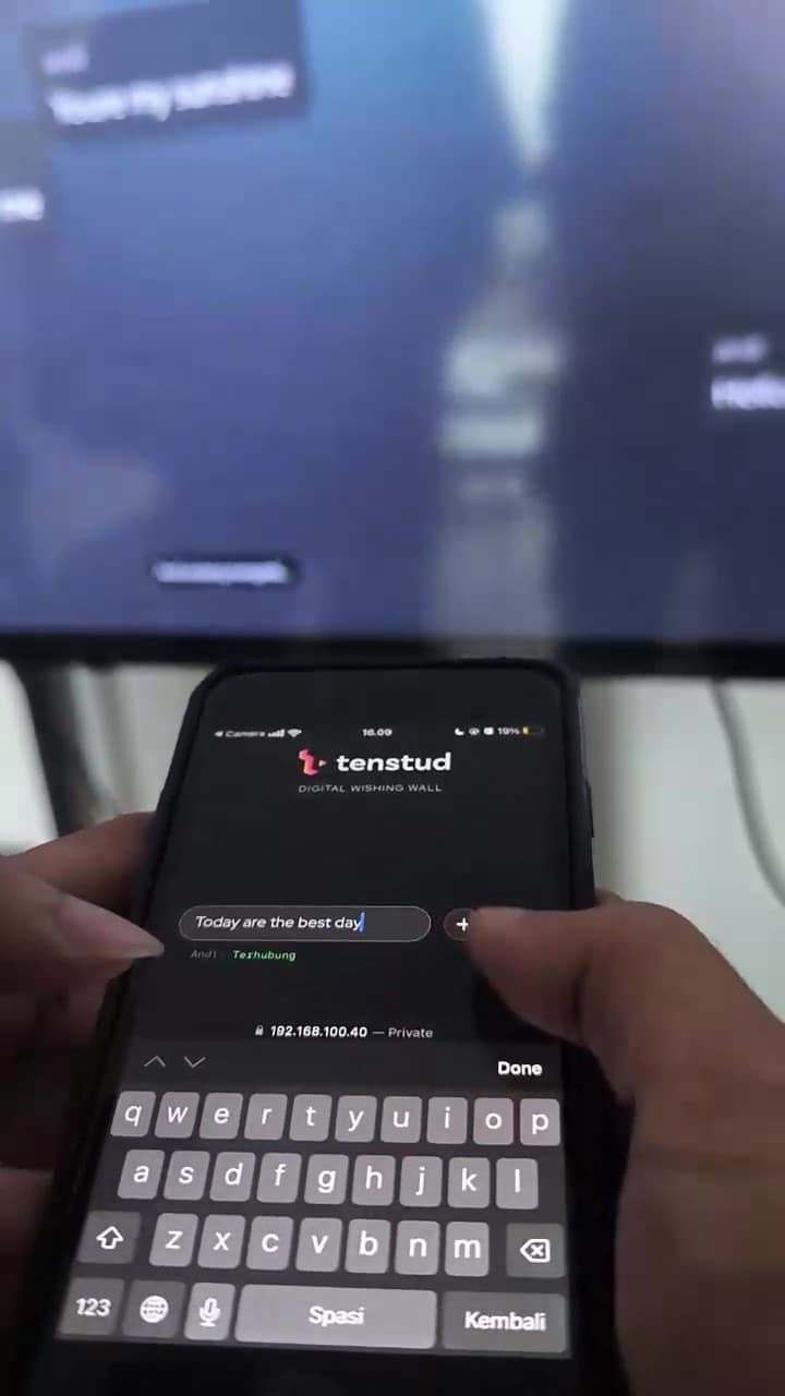 Digital Wishing Wall