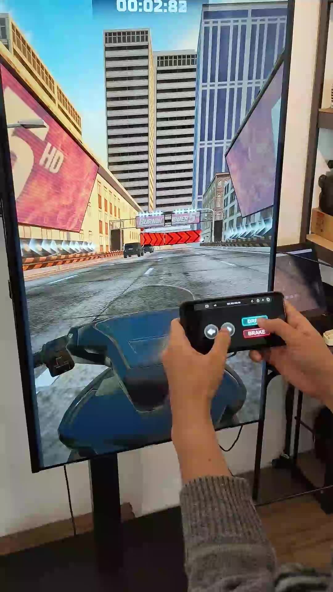 Smartphone Steering Race Game