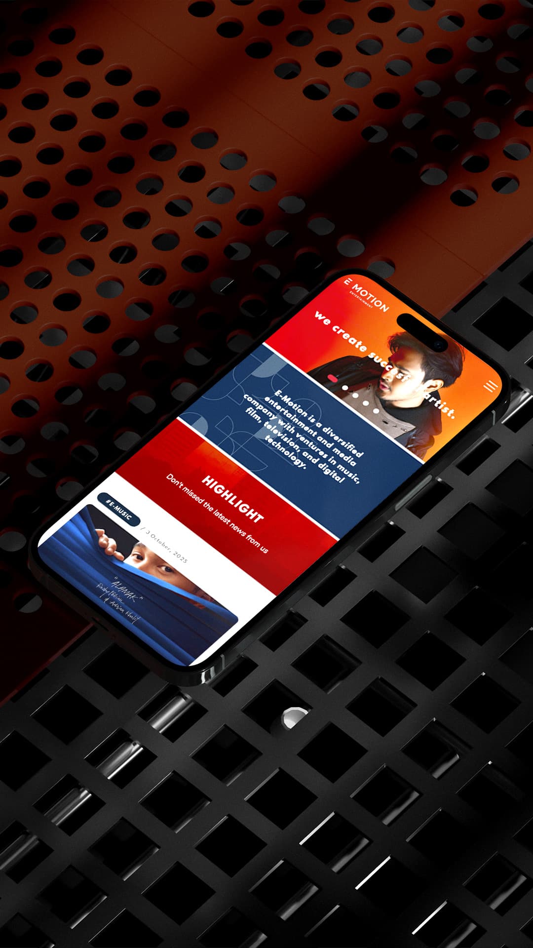 Emotion Website Development